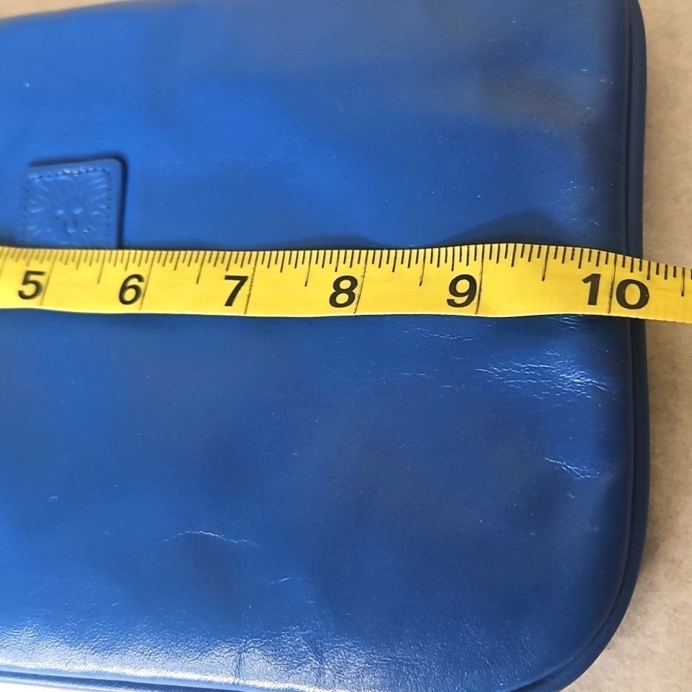 ANNE Klein Clutch Bag By Calderon Blue EUC 6.5 x 12 - Picture 8 of 9